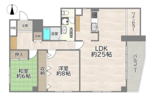 ダイアパレス新大阪 間取り